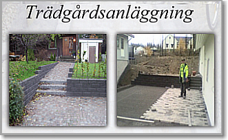 Trädgårdsanläggning privatträdgårdar